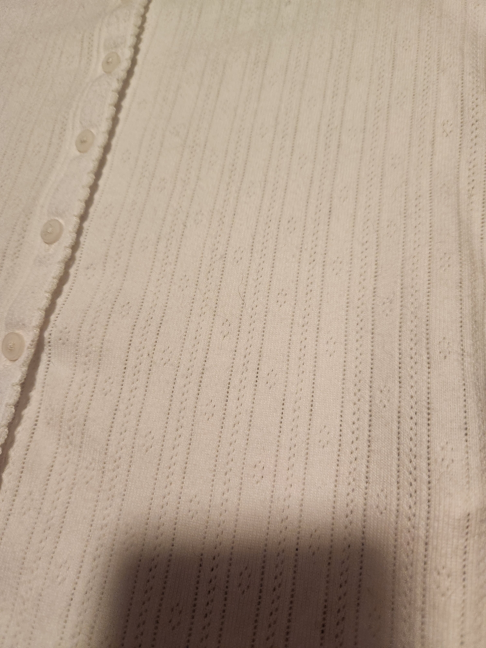 Hollister white button up short sleeve square neck top - Picture 7 of 10